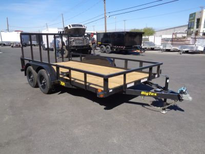New 2027 Big Tex Trailers * 70PI-14 * 14Ft Tandem Axle Utility Trailer w/ Ramp Gate