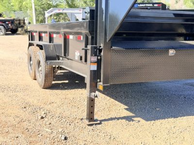 New 2026 Load Trail 7-14 Gooseneck Dump W/ 14 PLY Tire Upgrade and 7 Gauge Floor 7K Axles