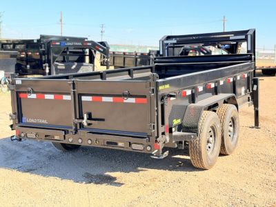 New 2026 Load Trail 7-14 Gooseneck Dump W/ 14 PLY Tire Upgrade and 7 Gauge Floor 7K Axles