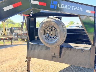 New 2026 Load Trail 7-14 Gooseneck Dump W/ 14 PLY Tire Upgrade and 7 Gauge Floor 7K Axles