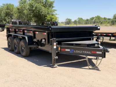 New 2026 Load Trail 7-16 Dump W/ 7 Gauge Floor Triple 7K Axles