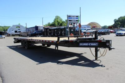 New 2026 Sure-Trac 8.5x20+5 17.6K K HD Beavertail Deckover Trailer