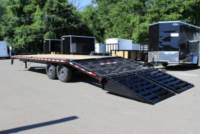New 2026 Sure-Trac 8.5x20+5 17.6K K HD Beavertail Deckover Trailer