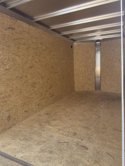 New 2026 ALCOM 6x12 Aluminum Enclosed Trailer – Charcoal | 2,990 GVWR | 6" Extra Height Cargo / Enclosed Trailer