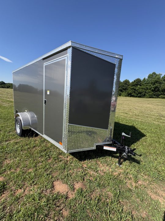 New 2027 Seed Cargo 6x12 Single Axle Enclosed Trailer w/Rear Ramp Cargo / Enclosed Trailer