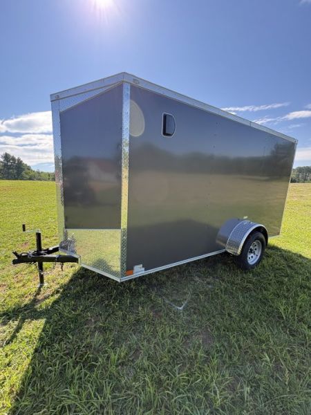 New 2027 Seed Cargo 6x12 Single Axle Enclosed Trailer w/Rear Ramp Cargo / Enclosed Trailer