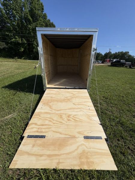 New 2027 Seed Cargo 6x12 Single Axle Enclosed Trailer w/Rear Ramp Cargo / Enclosed Trailer