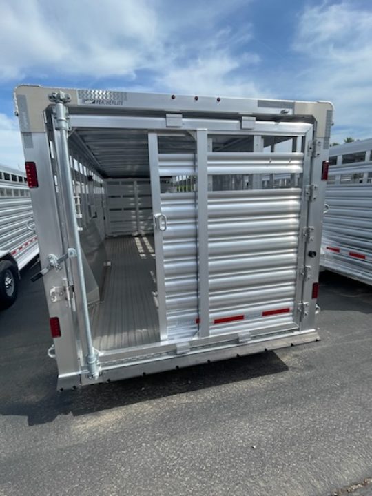 New 2026 Featherlite Trailers model 8127 7.5x26 Stock Trailer
