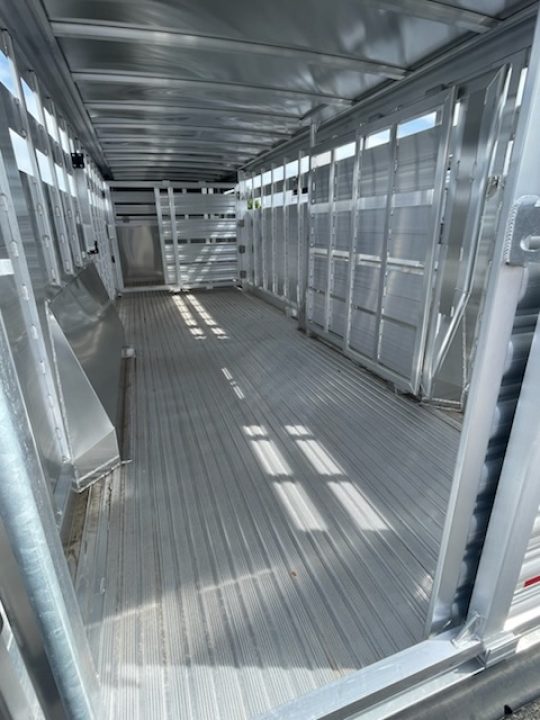 New 2026 Featherlite Trailers model 8127 7.5x26 Stock Trailer