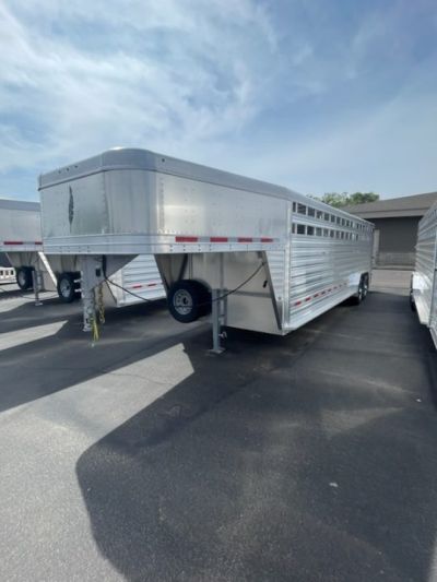 New 2026 Featherlite Trailers model 8127 7.5x26 Stock Trailer