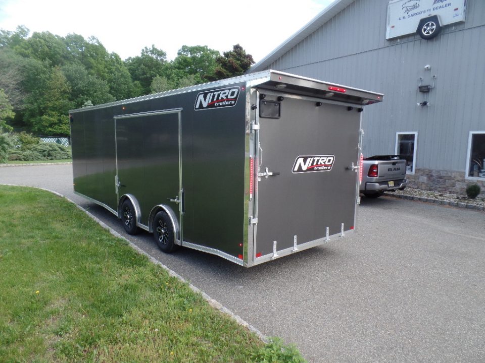 New 2027 Nitro Enclosed 8.5X24 V Nose Car / Racing Trailer