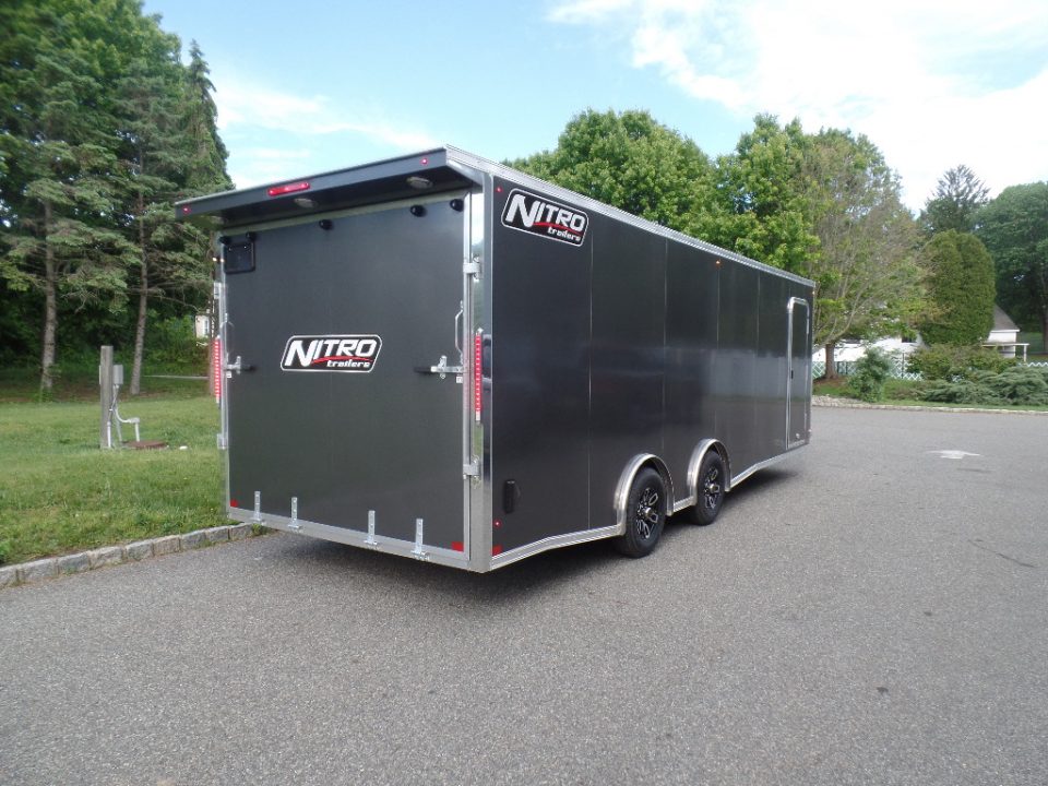New 2027 Nitro Enclosed 8.5X24 V Nose Car / Racing Trailer