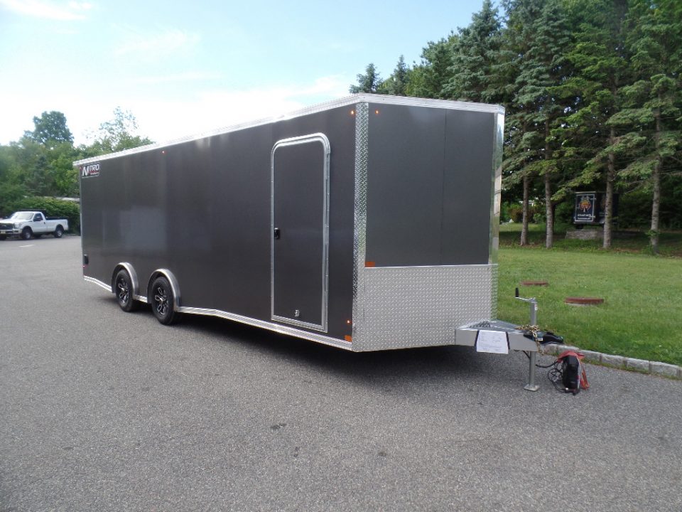 New 2027 Nitro Enclosed 8.5X24 V Nose Car / Racing Trailer