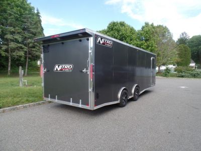 New 2027 Nitro Enclosed 8.5X24 V Nose Car / Racing Trailer