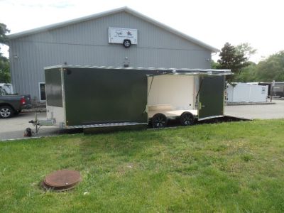 New 2027 Nitro Enclosed 8.5X24 V Nose Car / Racing Trailer
