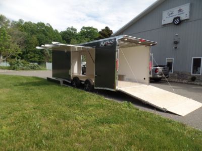 New 2027 Nitro Enclosed 8.5X24 V Nose Car / Racing Trailer