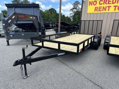 New 2026 7X18 TANDEM AXLE UTILITY TRAILER WITH BRAKES