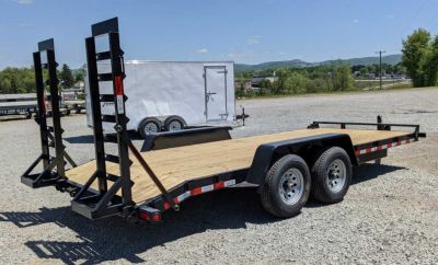 New 2026 Quality 18' General Duty Lo Pro Equipment Hauler w/ 2' Dove (9990# GVW)