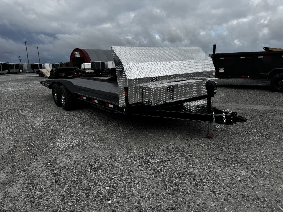 New 2026 Traxx Trailers 102"x24' 14,000# GVWR Hydraulic Tilt Trailer