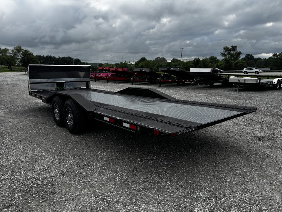 New 2026 Traxx Trailers 102"x24' 14,000# GVWR Hydraulic Tilt Trailer