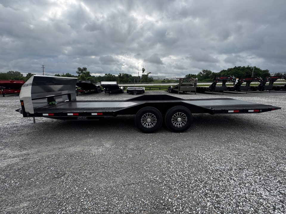 New 2026 Traxx Trailers 102"x24' 14,000# GVWR Hydraulic Tilt Trailer