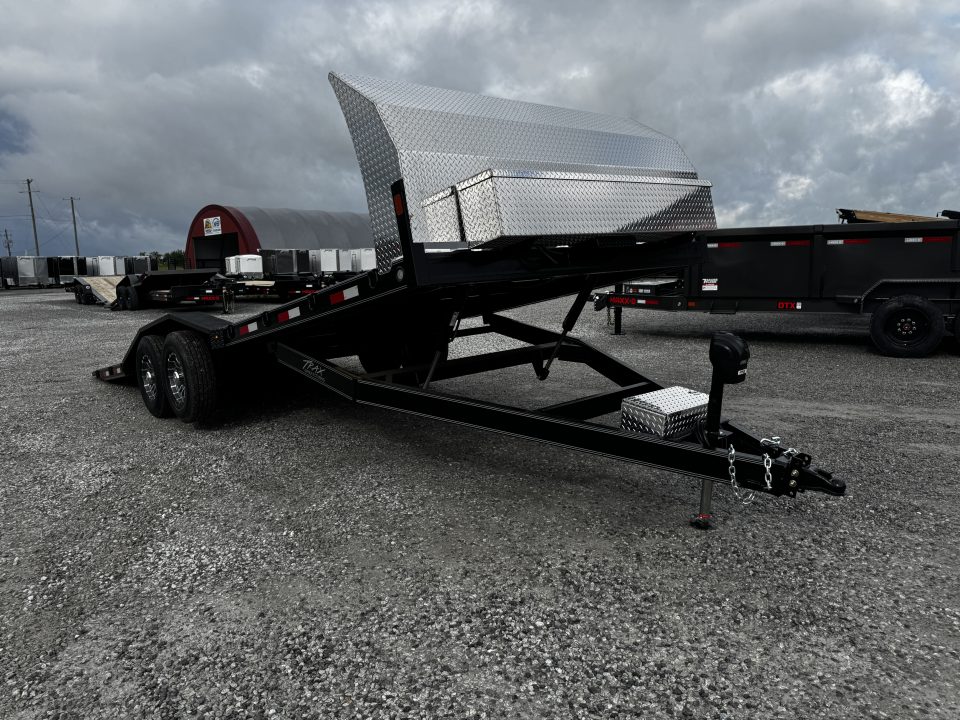 New 2026 Traxx Trailers 102"x24' 14,000# GVWR Hydraulic Tilt Trailer