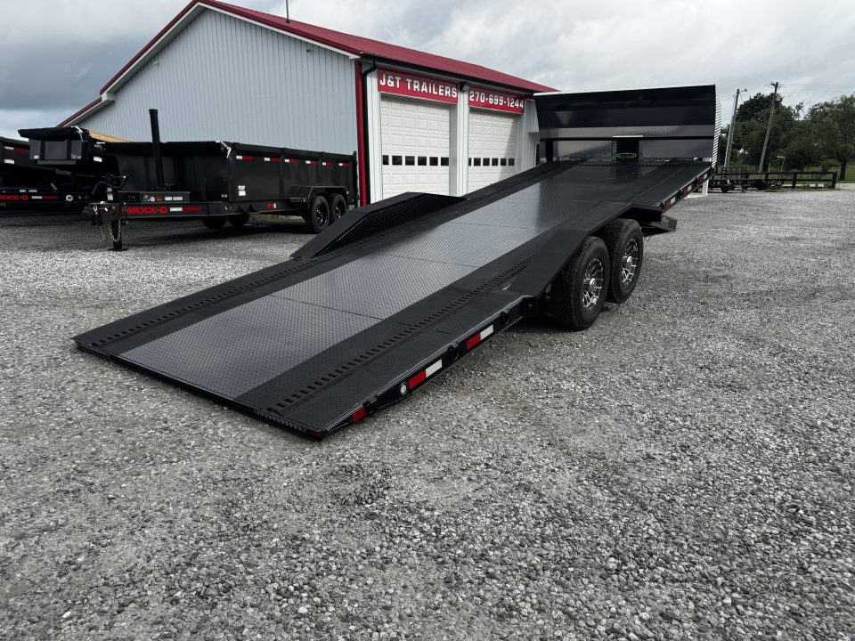 New 2026 Traxx Trailers 102"x24' 14,000# GVWR Hydraulic Tilt Trailer