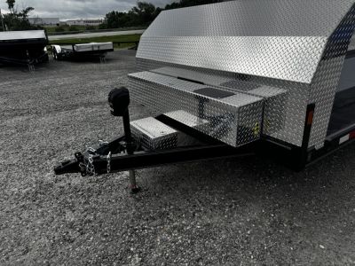 New 2026 Traxx Trailers 102"x24' 14,000# GVWR Hydraulic Tilt Trailer