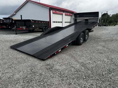 New 2026 Traxx Trailers 102"x24' 14,000# GVWR Hydraulic Tilt Trailer
