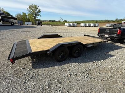 New STOCK#52732 83X18 LIBERTY FLATBED CAR HAULER