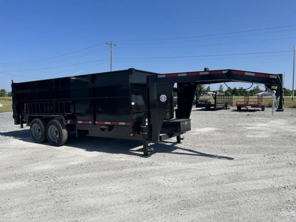New 2026 Quality Steel and Aluminum 7x16 High Side Dump Trailer