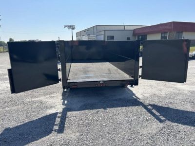New 2026 Quality Steel and Aluminum 7x16 High Side Dump Trailer
