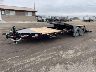 New 2026 Southland 7x22 16/6 16k Split Deck Tilt Equipment Trailer