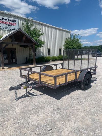 New 2026 Triple R 82X10 TUBE TOP UTILITY W/4' GATE