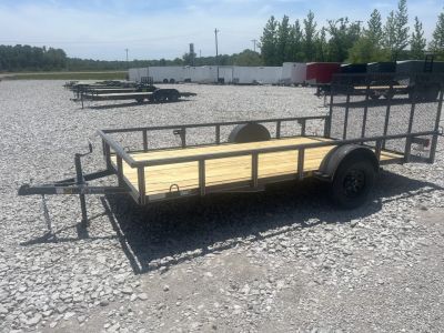 New 2026 Triple R 82X12+2 TUBE TOP UTILITY W/4' GATE