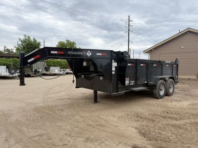Used 2026 Diamond T 7-14-4H Gooseneck Dump 8K AXLES Dump Trailer