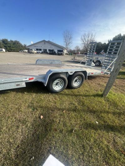 New 2025 82x24 BND 14 K Galvanized Equipment Trailer