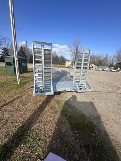 New 2025 82x24 BND 14 K Galvanized Equipment Trailer