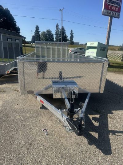 New 80X16 TANDEM AXLE SOLID SIDE THUMB TRAILER WITH HIGH SIDES