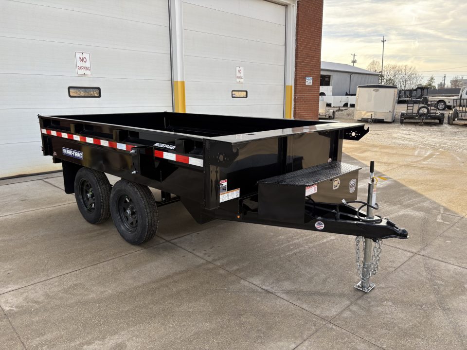 New 2026 Sure-Trac 6 X 10 SD Deckover Dump Trailer 7K Single Ram Dump Trailer