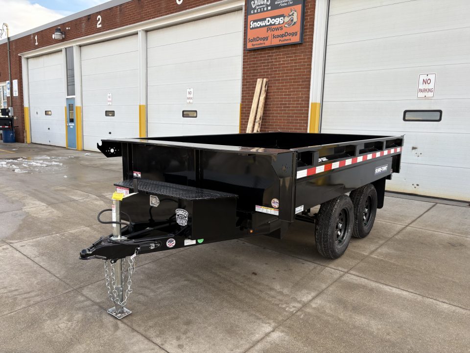 New 2026 Sure-Trac 6 X 10 SD Deckover Dump Trailer 7K Single Ram Dump Trailer