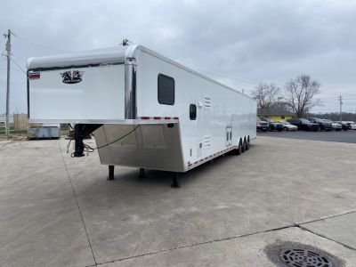 New Vintage Trailers Race Trailer with Living Quarters 48'