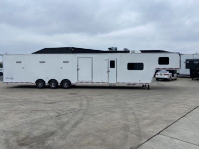 New Vintage Trailers Race Trailer with Living Quarters 48'