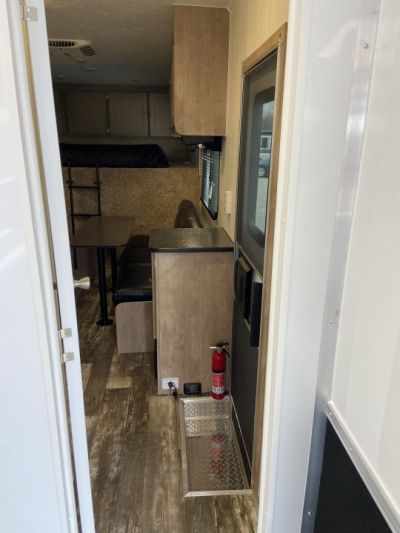 New Vintage Trailers Race Trailer with Living Quarters 48'