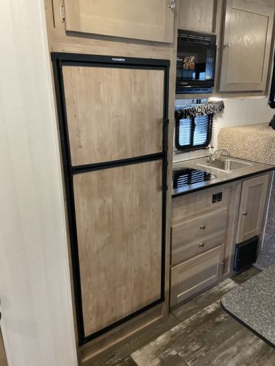 New Vintage Trailers Race Trailer with Living Quarters 48'