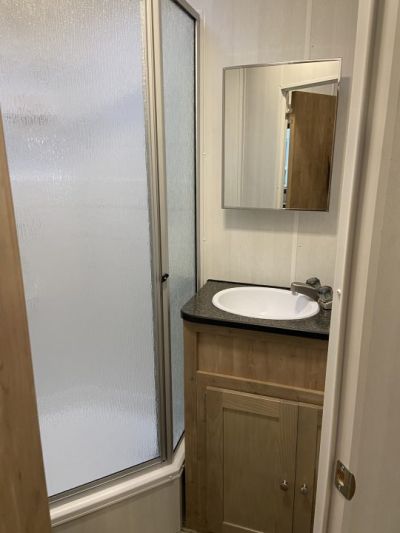 New Vintage Trailers Race Trailer with Living Quarters 48'