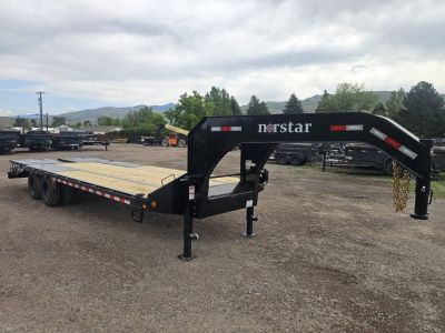 New 2027 Norstar 102"x25' 22k Gooseneck Deckover Trailer