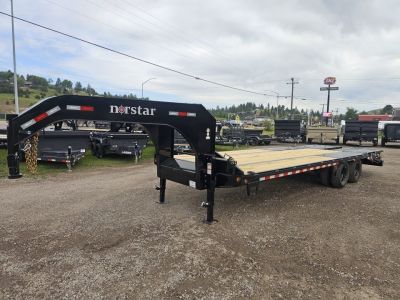 New 2027 Norstar 102"x25' 22k Gooseneck Deckover Trailer