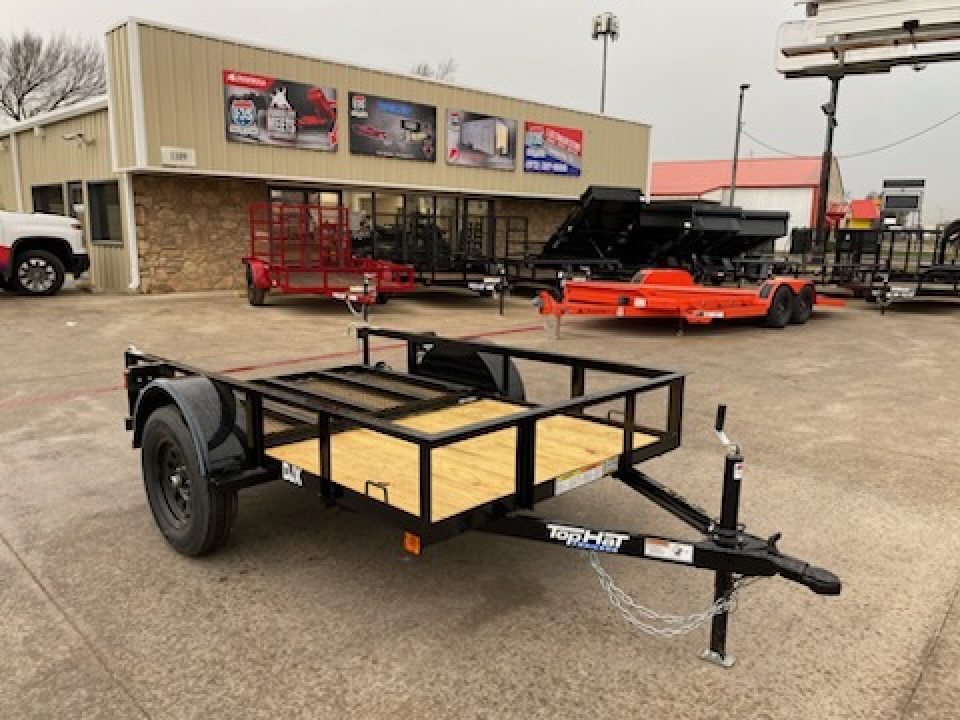 New 2026 Top Hat Trailers DJX 8' x 60" Utility Trailer