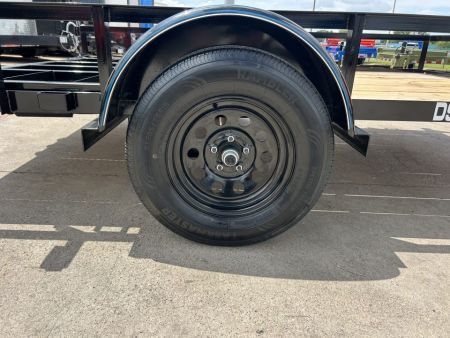 New 2026 Top Hat Trailers DSA 10' x 77" Utility Trailer